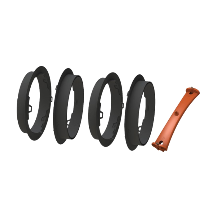 Secret Jardin Secret Jardin DFM315K Flange Set ~ Hole cutter + Flanges