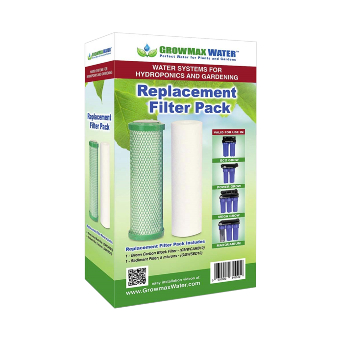 GrowMaxWater GrowMax Replacement Filters Set ~ PowerGrow & MegaGrow