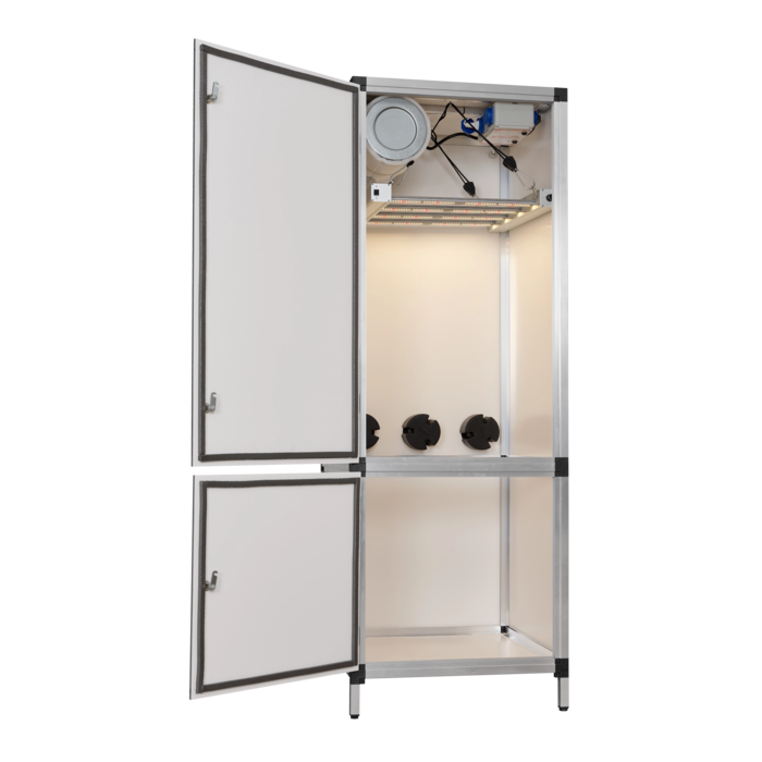 G-Tools G-tools Bonanza 0.35m2 with G-Bars LED 170 Watt | Complete Grow Cabinet