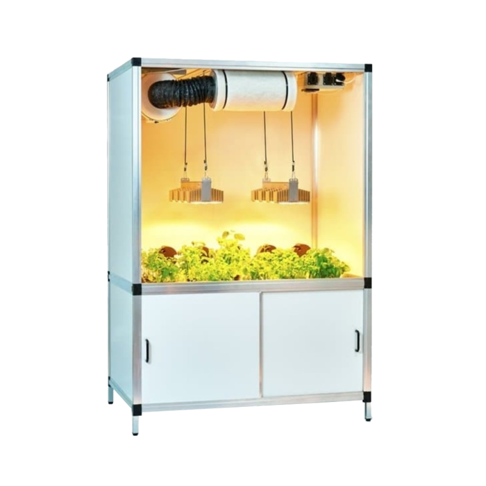 G-Tools G-tools Bonanza 1m2 with 2x Sanlight EVO 3-60 190 Watt ~ Complete Grow Cabinet