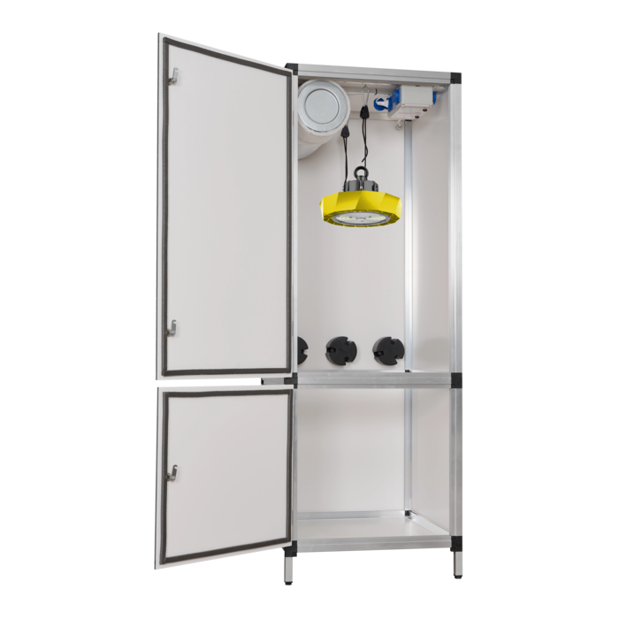 G-Tools G-tools Bonanza 0.35m2 met Spectrabox UFO 200 Watt ~ Complete Kweekkast