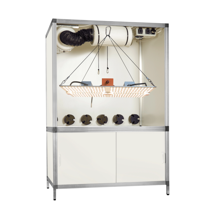 G-Tools G-tools Bonanza 1m2 with Ignator HeroLED F440W ~ Complete Grow Cabinet