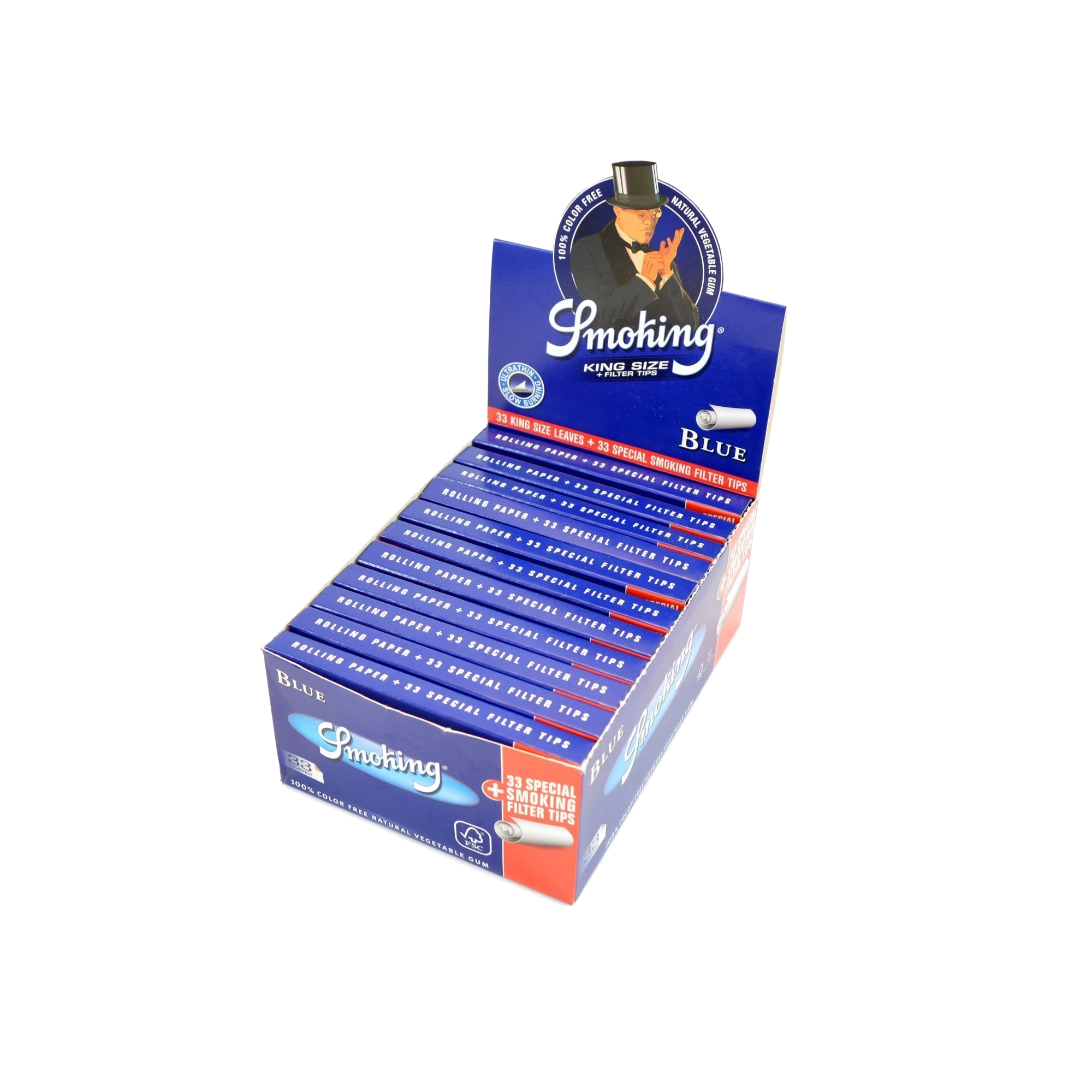 Smoking Smoking King Size Blue 2 in 1 | 24 stuks