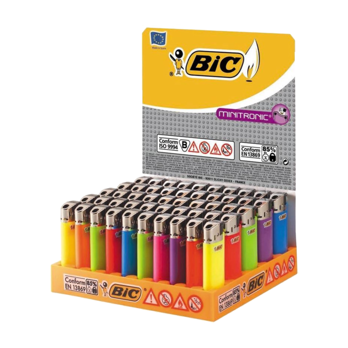 BIC BIC Mini Elektrische Aanstekers 50 stuks ~ Klik Aanstekers