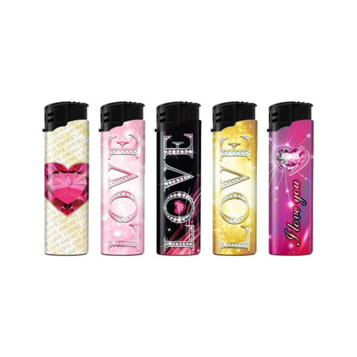 Biflame Biflame Lighters Love 50 pieces | Click Lighters