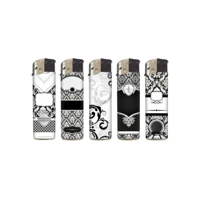 Biflame Biflame Lighters Black & White Artistic ~ Click Lighters