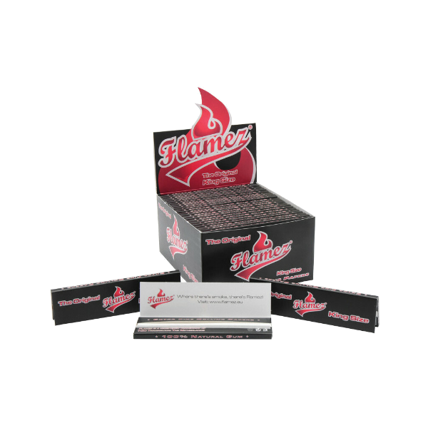 Flamez Flamez Black King Size Regular Box 50 stuks afbeelding