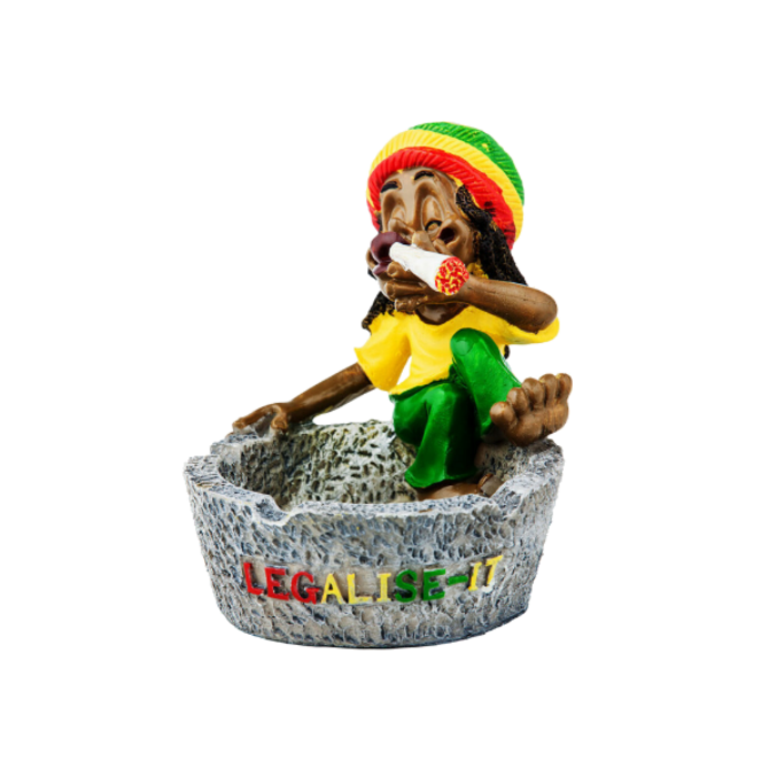 Rasta Rasta Ashtray Legalize-It ⌀10.5cm