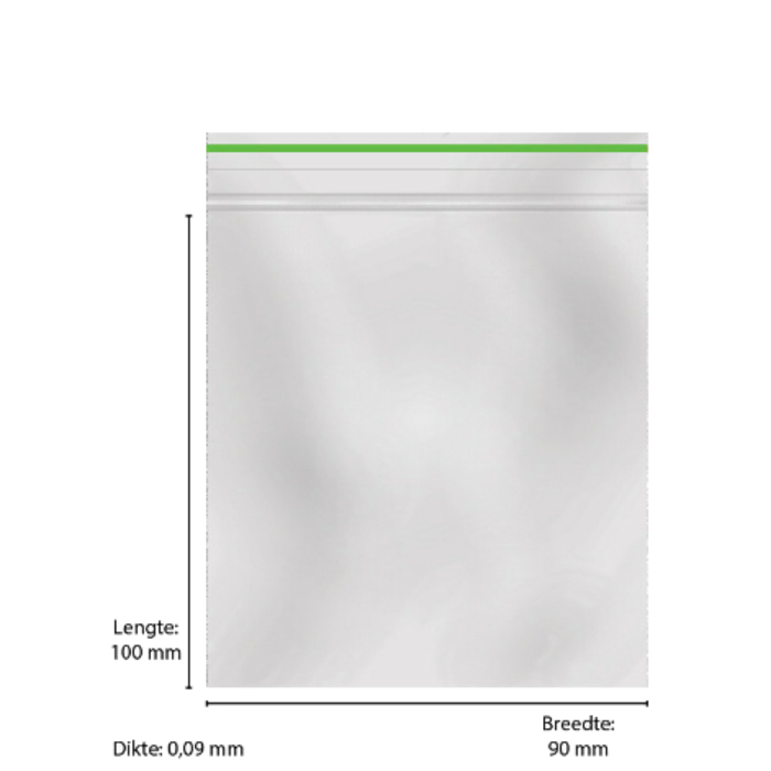 Greenline Gripzak Klein 0.09mm ~ Verpakt per 1000