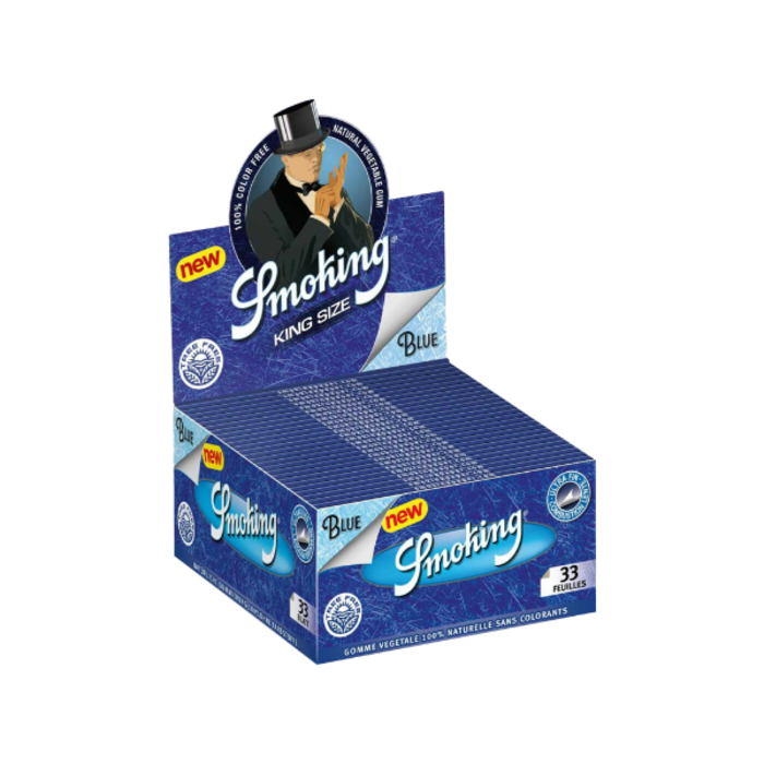 Smoking Smoking Blue King Size 50 stuks ~ Vloei