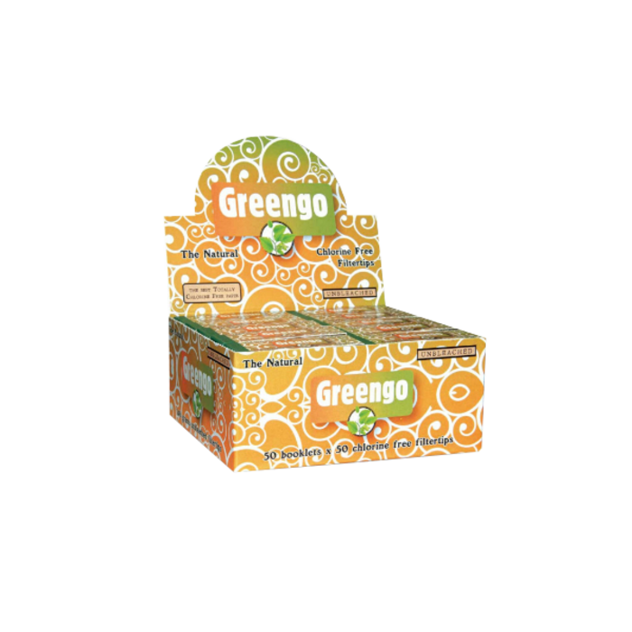 Greengo Greengo Unbleached Filter Tips 50 stuks ~ Ongebleekte Tip