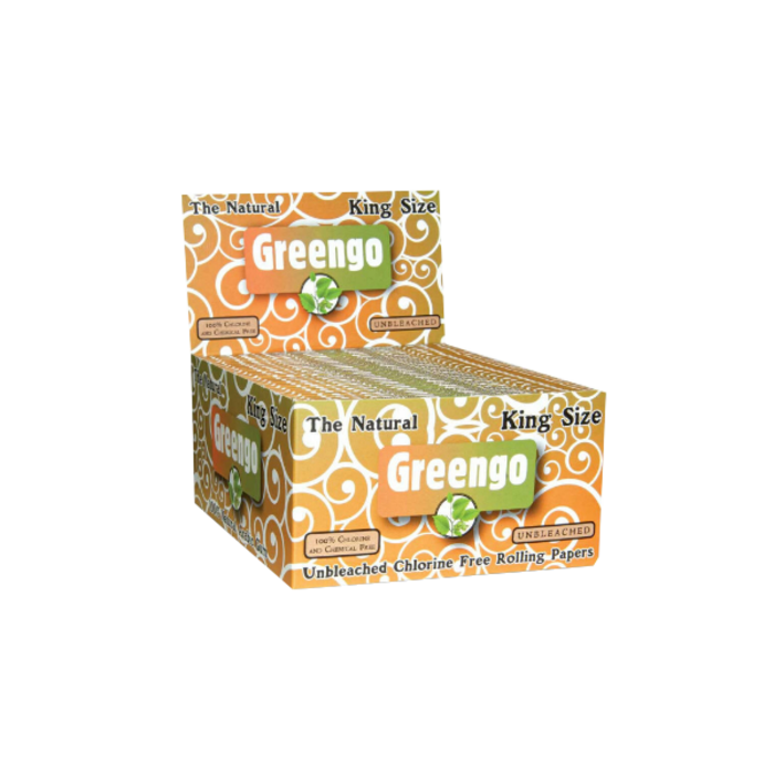 Greengo Greengo Unbleached King Size Regular 50  stuks ~ Vloei