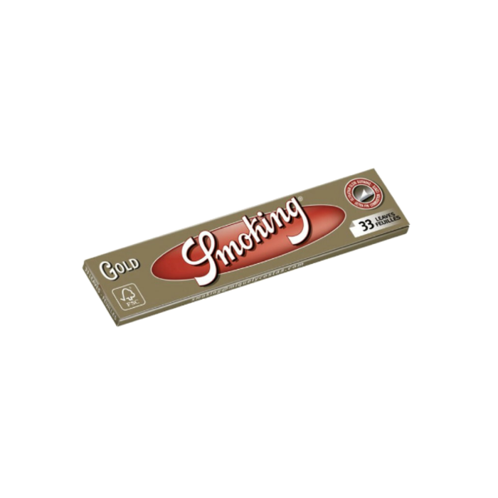 Smoking Smoking King Size Slim Gold 50 stuks ~ Vloei