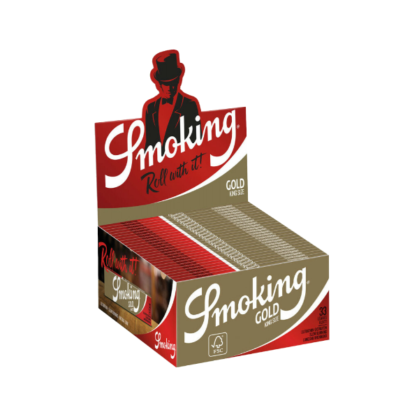 Smoking Smoking King Size Slim Gold 50 stuks