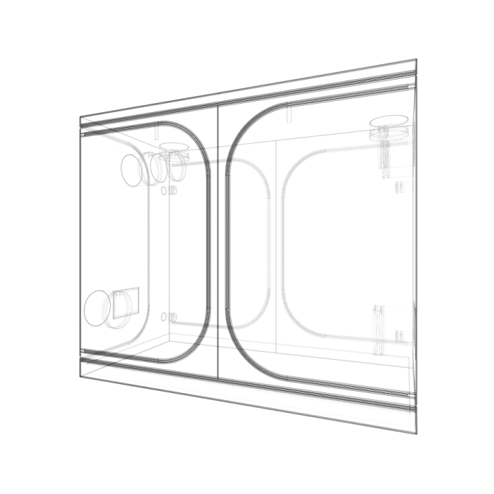 Secret Jardin Secret Jardin Dark Room 240W (MEDIUM) R3.0 - 240x120x200cm ~ Kweektent