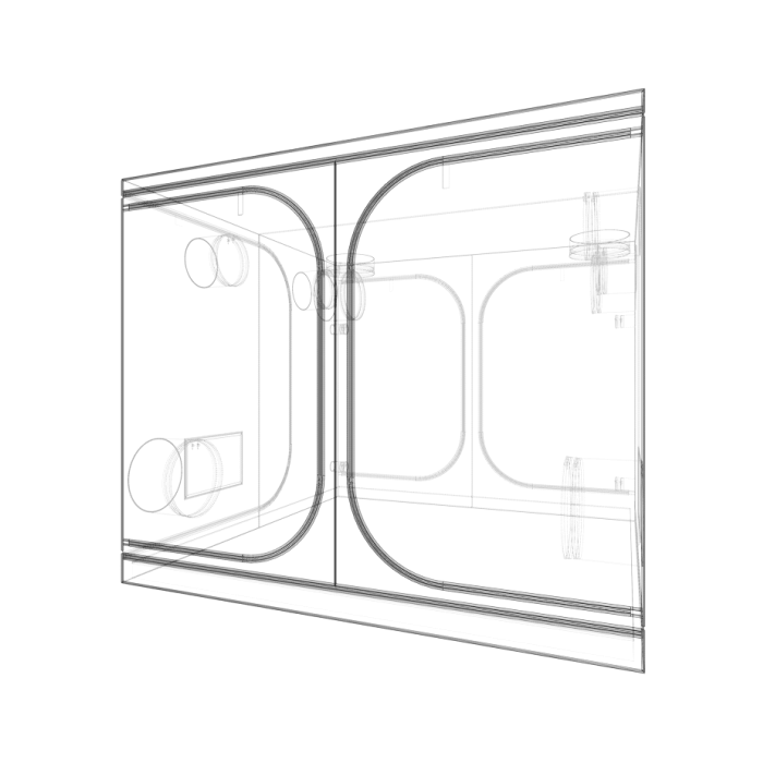 Secret Jardin Secret Jardin Dark Room 240 (MEDIUM) R3.0 - 240x240x200cm ~ Kweektent