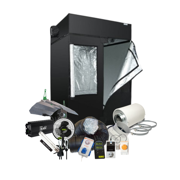 HOMEbox HomeBox HomeLab 120 met Lumii Black Set 600 Watt ~ Complete Kweektent