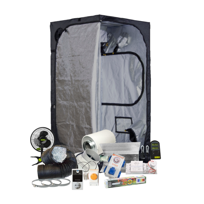 Mammoth Mammoth Pro 100 met Sunkraft 600 Watt ~ Complete Kweektent
