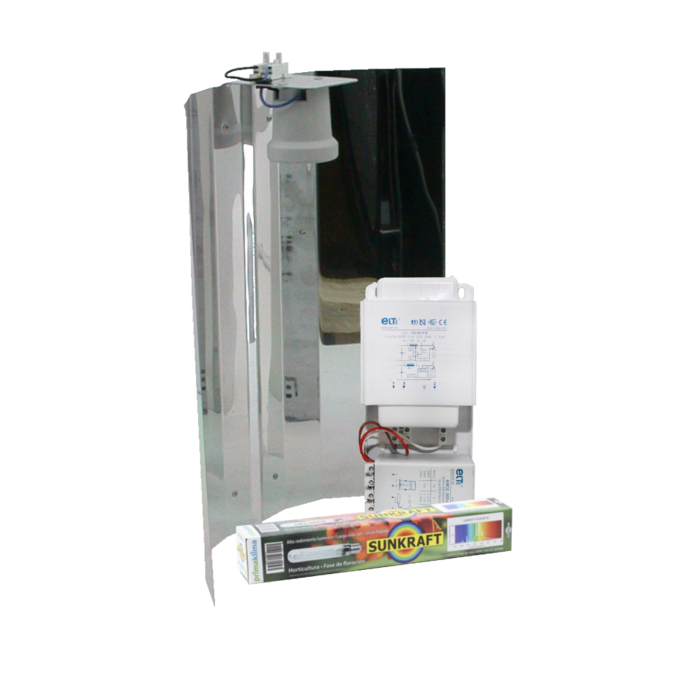 Prima Klima ELT + Spiegelkap + Sunkraft 400 Watt ~ Complete Verlichting Set