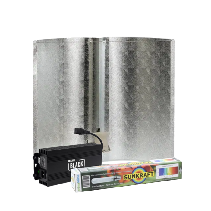 Prima Klima Lumii Black + Azerwing Medium + Sunkraft 600 Watt ~ Complete Lighting Set