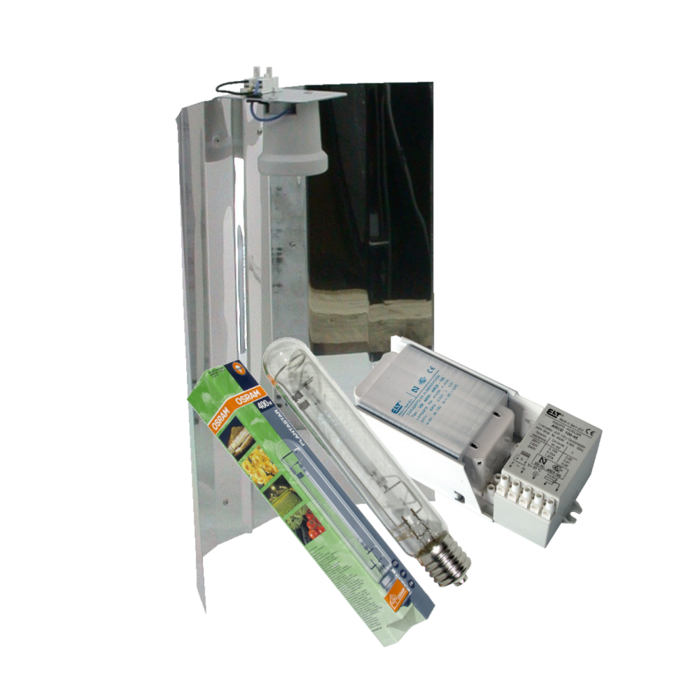 Osram ELT + Spiegelkap + Osram Plantastar 400 Watt ~ Complete Verlichting Set