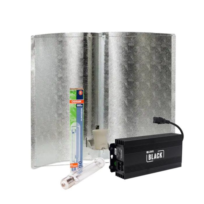 Osram Lumii Black + Azerwing Medium + Osram Plantastar 600 Watt ~ Complete Lighting Set
