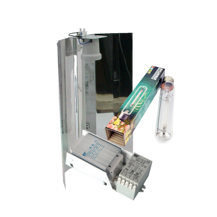 Sylvania ELT + Mirror Reflector + Sylvania Grolux 400 Watt ~ Complete Lighting Set