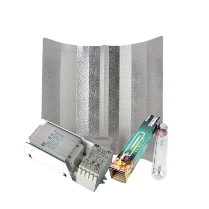 Sylvania ELT + Hamerslagkap + Sylvania Grolux 400 Watt ~ Complete Verlichting Set