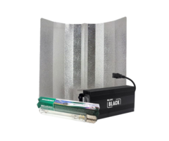 Sylvania Lumii Black + Hamerslagkap + Sylvania Grolux 600 Watt