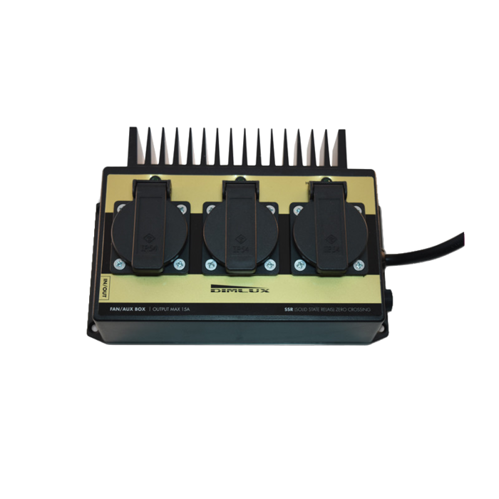DimLux Dimlux Fan/Aux Box ~ Heater / Humidifier or Dehumidifier / Fan Connection