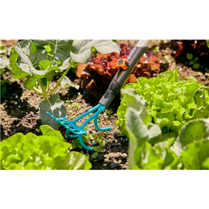 Gardena Gardena Combisystem 2-in-1 Grubber & Rake 9 cm ~ Garden Tools