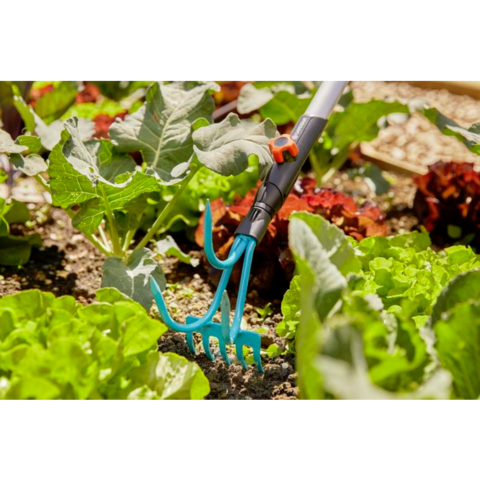 Gardena Gardena Combisysteem 2-in-1 Krabber & Hark 9 cm ~ Tuingereedschap