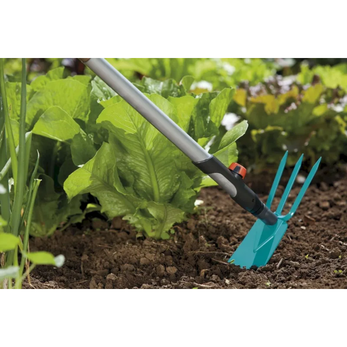 Gardena Gardena Combisysteem Tuinhak Recht Getand Blad 3 Tanden 9 cm ~ Tuingereedschap