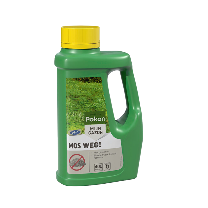 Pokon Pokon Mos Weg! - Strooibus 400g ~ Bestrijdingsmiddel