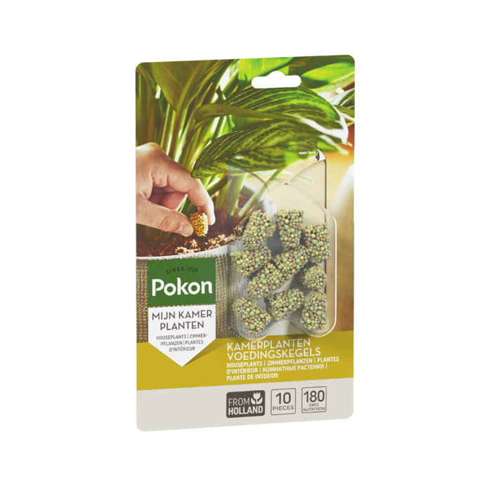 Pokon Pokon Kamerplanten Voedingskegels - 10 stuks