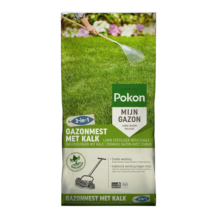 Pokon Pokon Lawn Fertilizer with Lime ~ 3-in-1