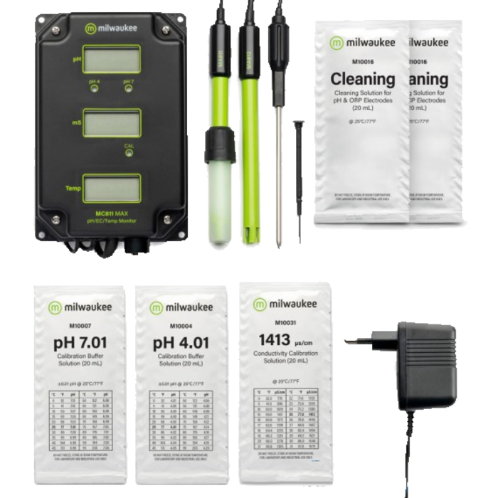 Milwaukee Milwaukee MC811 MAX 3-in-1 - pH / EC / Temperature Monitor