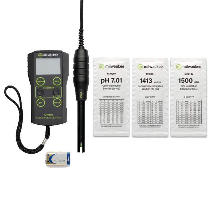 Milwaukee Milwaukee MW802 PRO 3-in-1 - pH / EC / TDS Combo meter