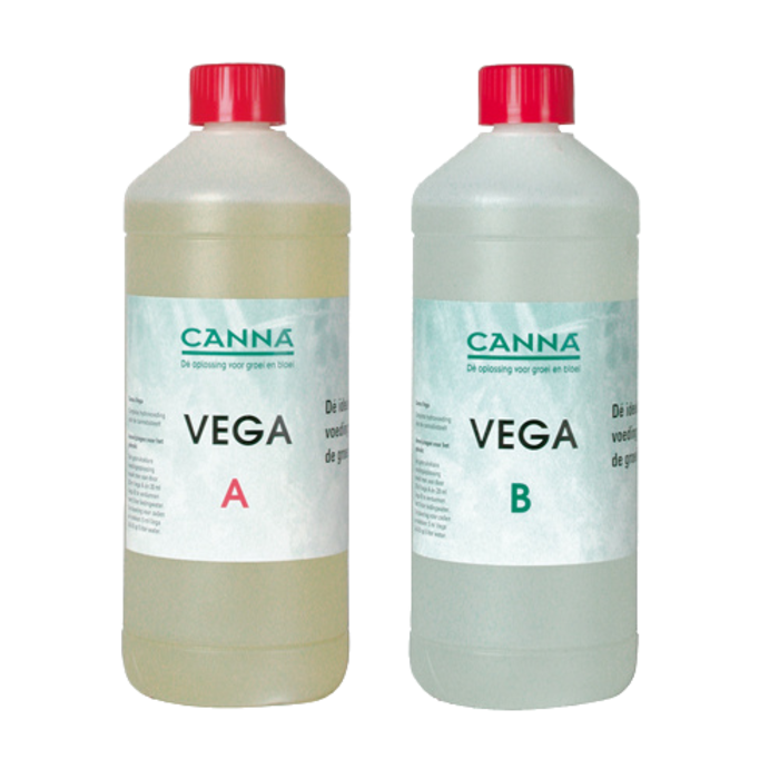 Canna Canna Hydro Vega A & B - Hard Water ~ Basis plantenvoeding (Hydro Groei)