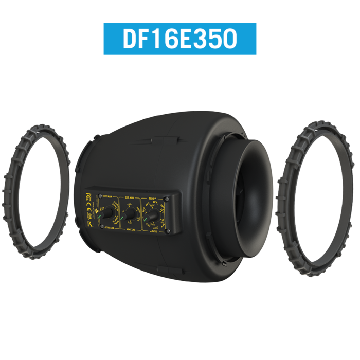 Secret Jardin Secret Jardin DF16  T° Extractor ~ Regelbare Buisventilator