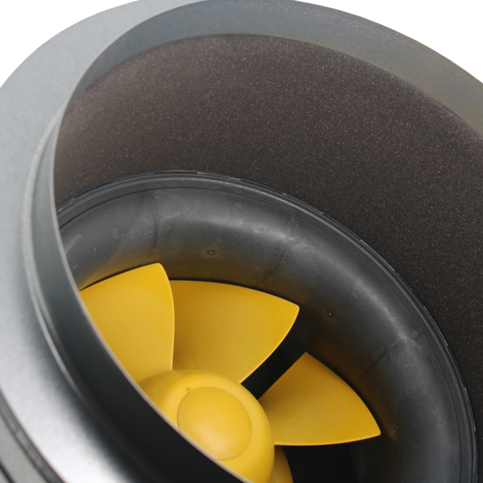 CAN Can-Fan Q-Max EC ~ Buisventilator met Geluidsdemper