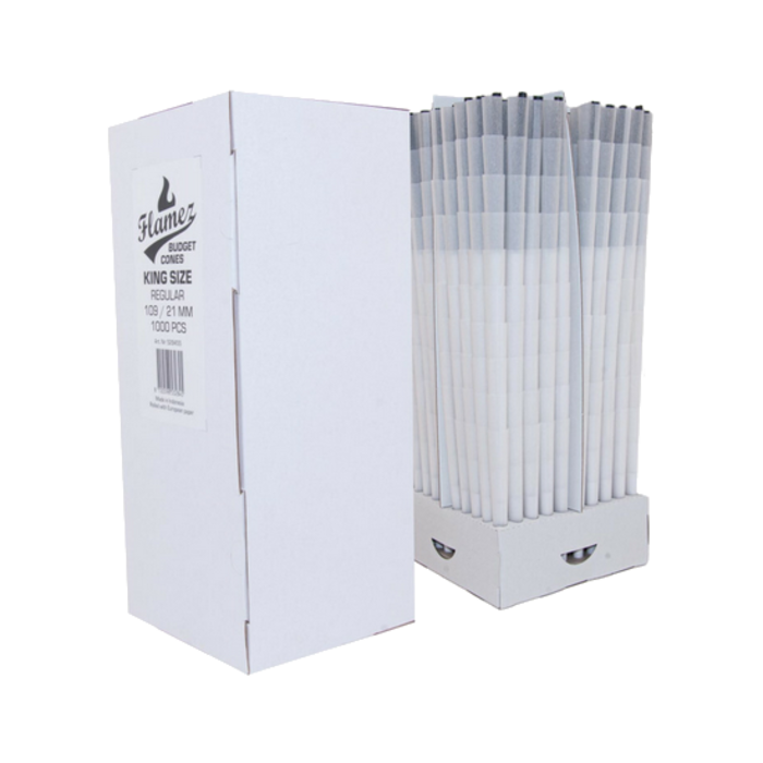 Flamez Flamez Cones King Size Bleached - 1000 pieces