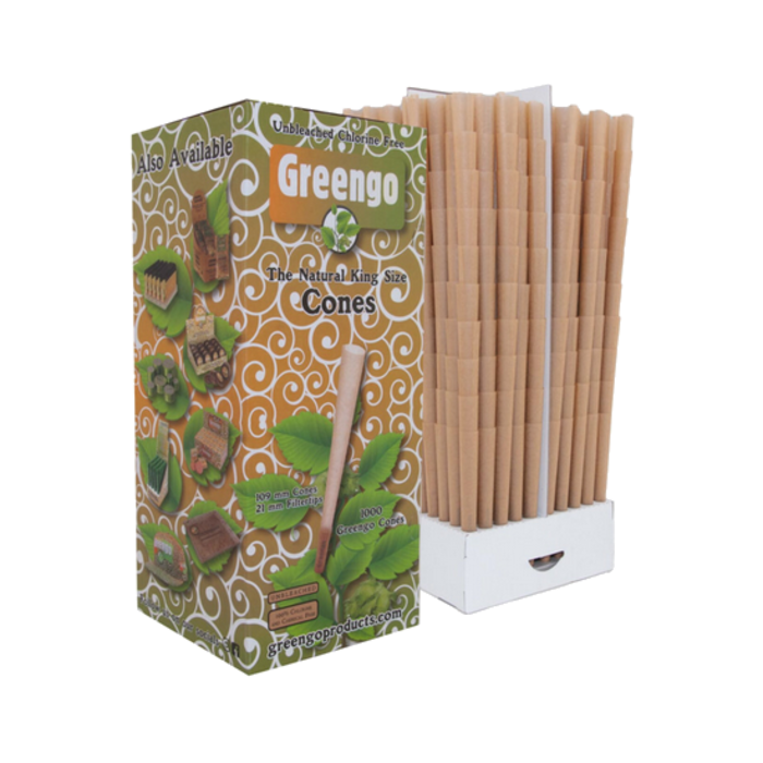 Greengo Greengo Cones King Size Ongebleekt - 1000 stuks