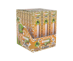 Greengo Greengo Cones 1 1/4" ongebleekt - 21 x 6-pack