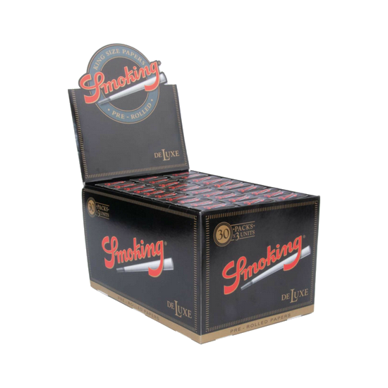 Smoking Smoking Deluxe Pre Rolled King Size Cones 30 x 3 pack