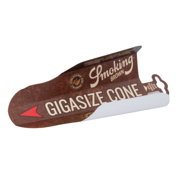 Smoking Smoking Brown Gigasize Cones - 6 pieces