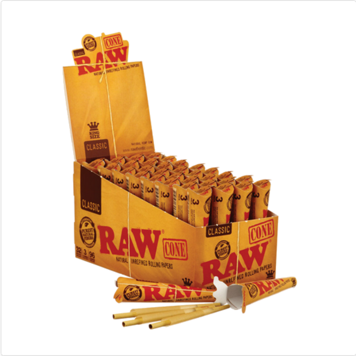 RAW RAW Cones - 32 x 3-Pack