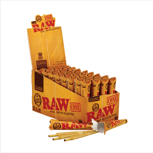 RAW RAW Cones 32 x 3 Pack