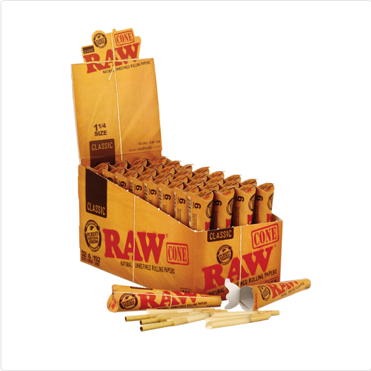 RAW RAW 1 1 4 Cones Basic 32 x 6 pack