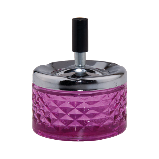 Angelo Angelo Draaiende Asbak Glas - ⌀9.5cm afbeelding